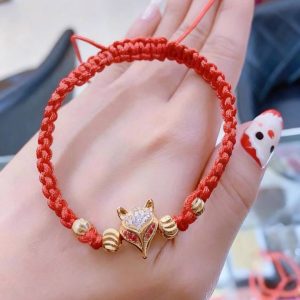 泰國聖物 阿贊阿卡拉迪 狐仙手繩 九尾狐仙 手鏈 手鐲 手環 伸縮繩❣️男女都可以戴❣️