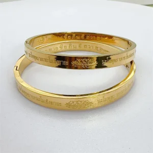 阿贊阿卡拉迪 蓮花🪷經文手鐲 經文 手環 平安/招財/健康/事業順利