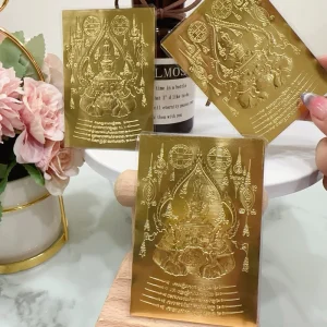 泰國 阿贊阿卡拉迪 🔥開光加持🔥拉胡➕五條經文 符片 招財、防小人